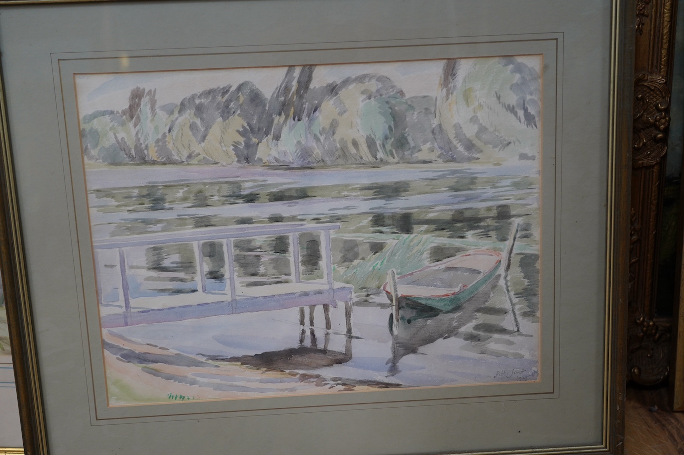 Percy Hague Jowett (1882-1955), four watercolours, Landscapes, one dated 1926, 30 x 42cm. Condition - fair